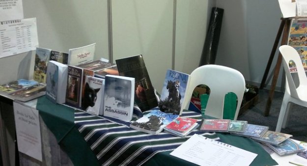 My book display at the Show.