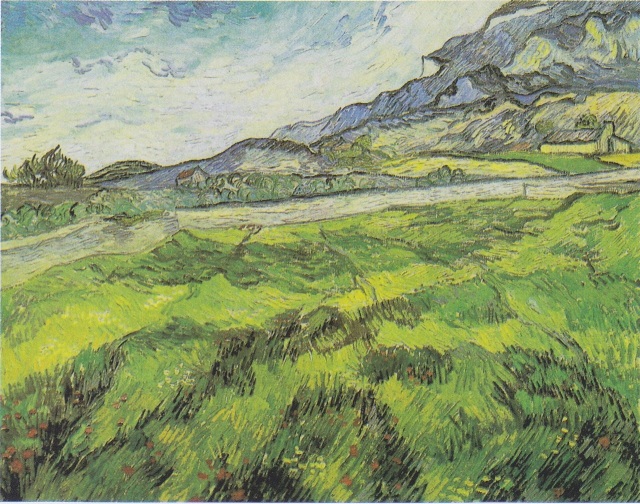 Green Wheat Field - June 1889 - Vincent van Gogh (Wiki)